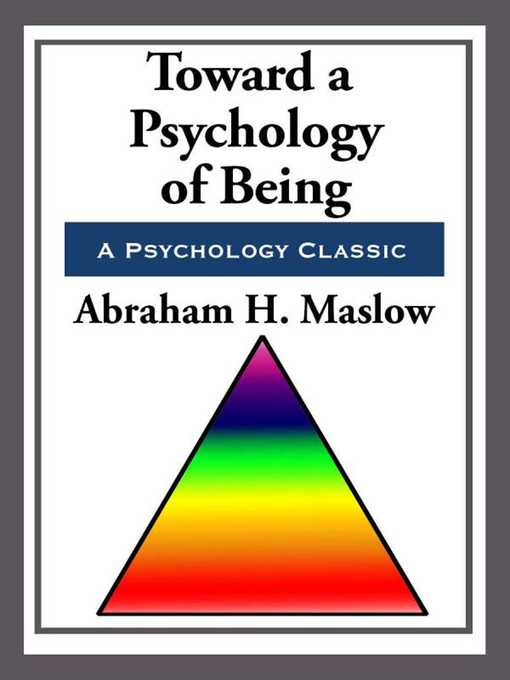 Title details for Toward a Psychology of Being by Abraham H. Maslow - Available